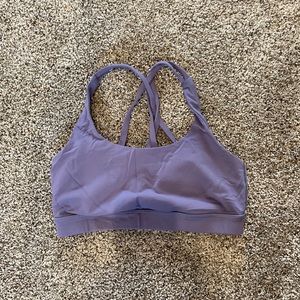 Purple lululemon sports bra
